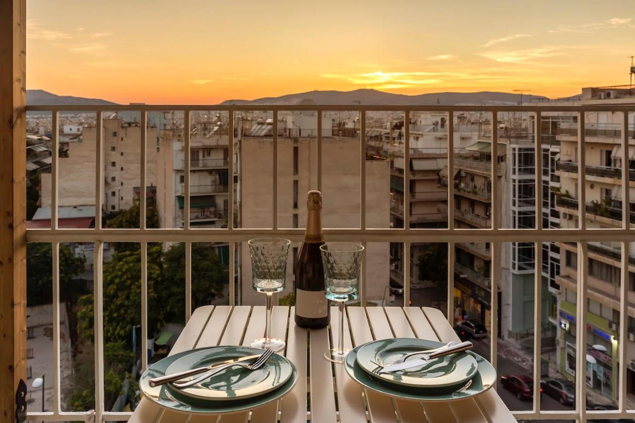 Blue And White Apartment Vipgreece أثينا المظهر الخارجي الصورة